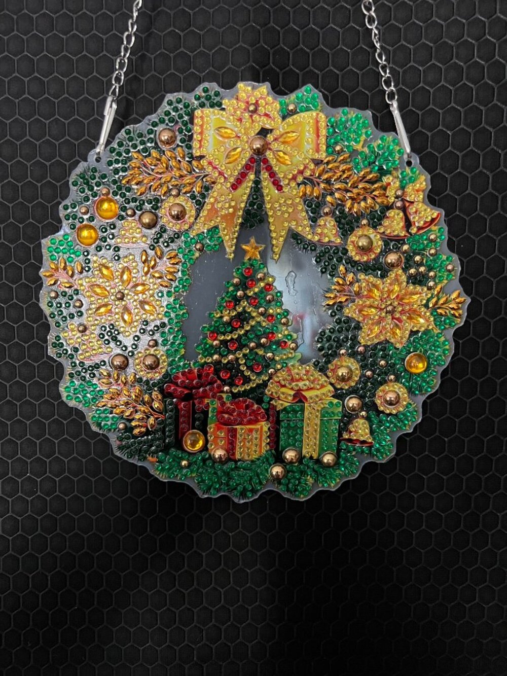Christmas Tree Diamond and Pearl Art 2